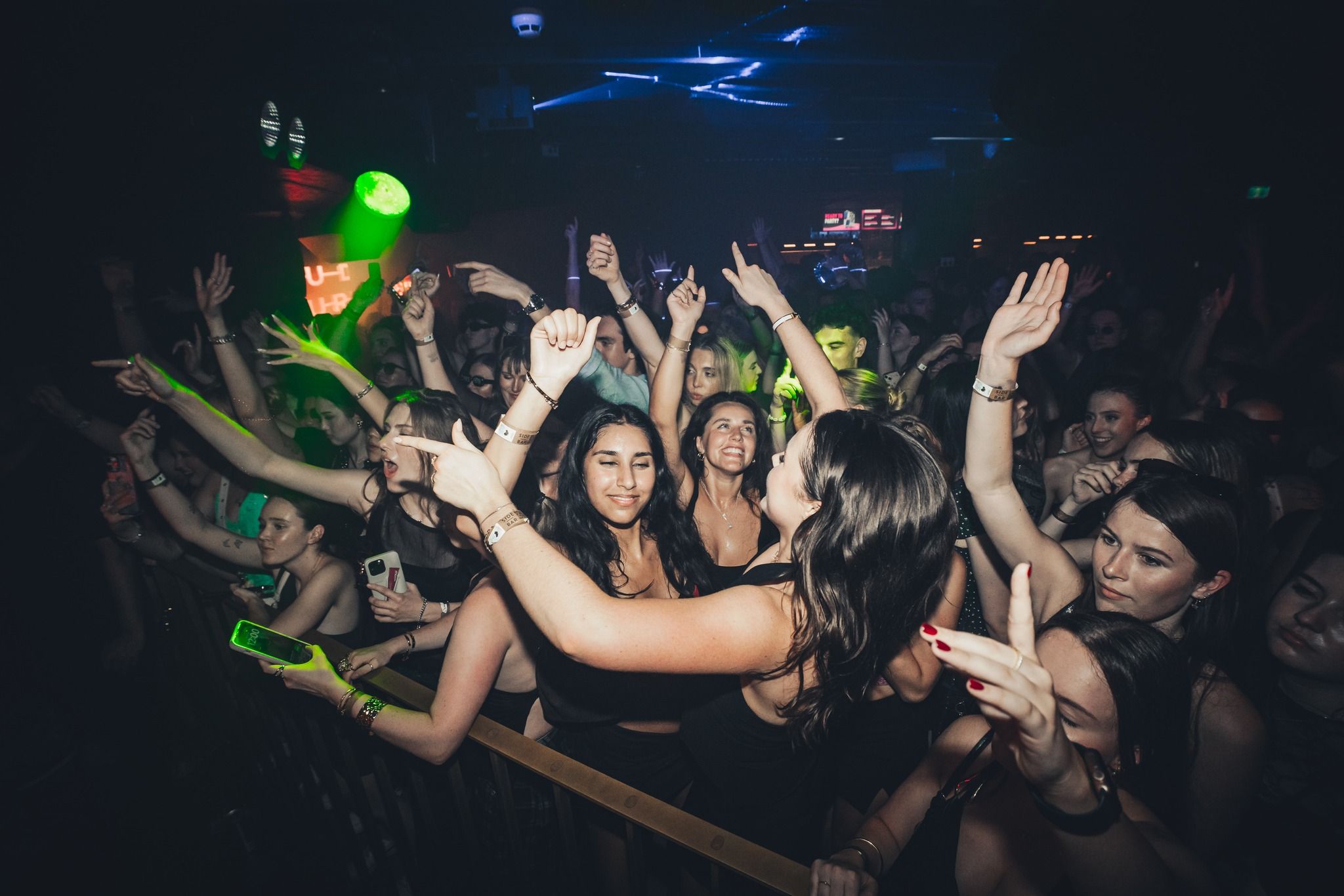 Crowd on the dancefloor at Side Bar Sydney
