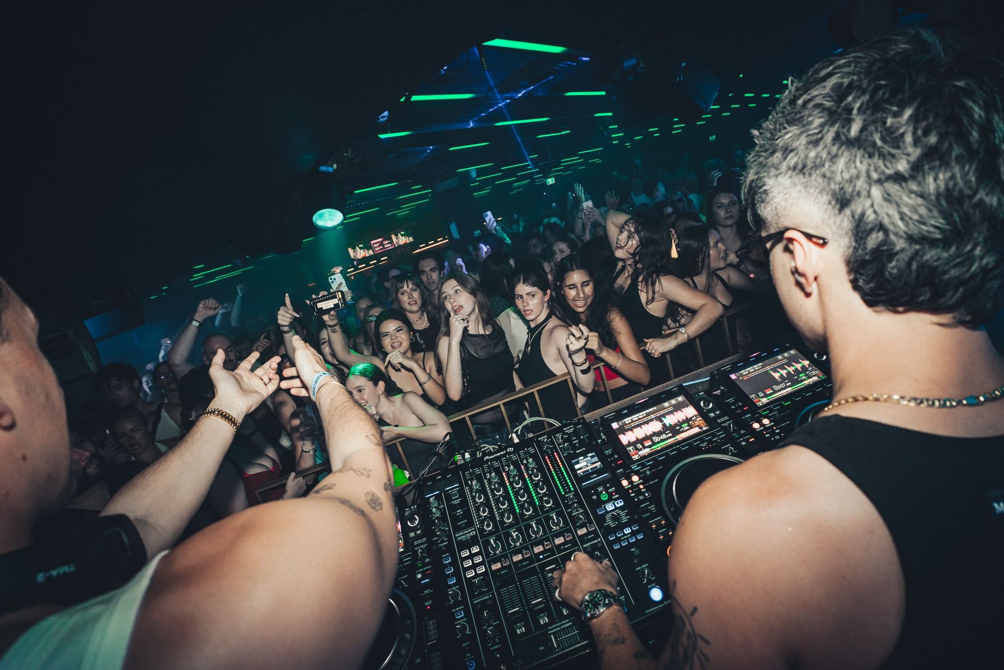 DJ performing to a crowd at Side Bar Sydney